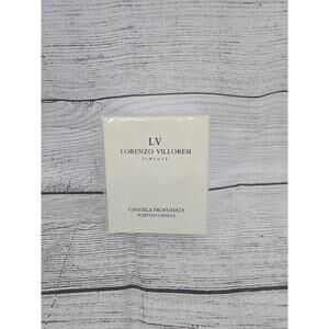 NEW Lorenzo Villoresi Scented Candle Candela Profumata Firenze Italy FRANGIPANE